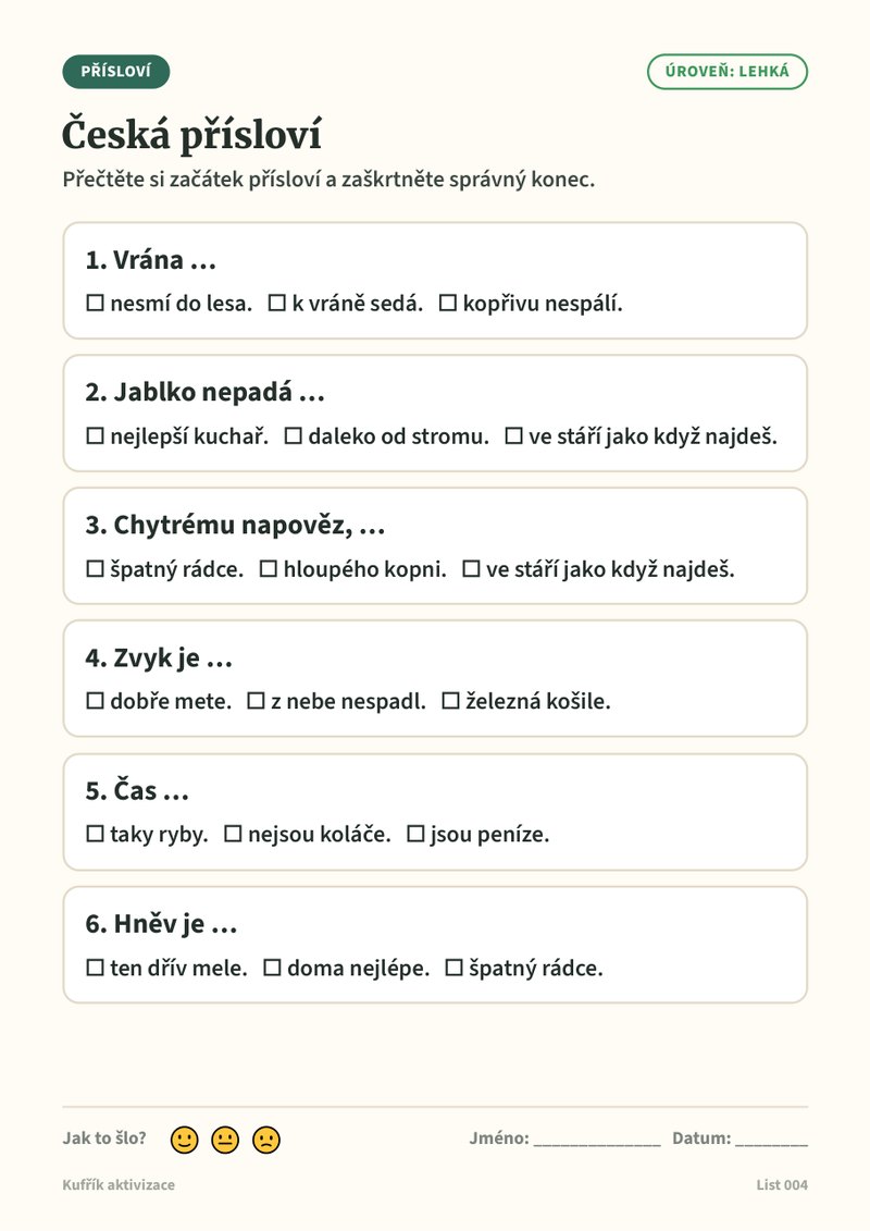 Česká přísloví